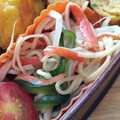 くまちーこ's cooksnap of when they made レンジで簡単★もやしときゅうりのサラダ.