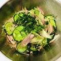 azbjbn's cooksnap of when they made きゅうりとみょうがとしそのポン酢和え.