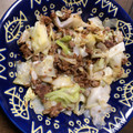 料理診断士（見習い）'s cooksnap of when they made 簡単おかず:キャベツと挽き肉の甘辛炒め.