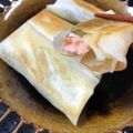 伊達こまち's cooksnap of when they made 子供が喜ぶサーモンとチーズの春巻き.