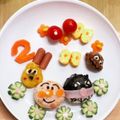 ひかたわ's cooksnap of when they made ２歳♪誕生日アンパンマンプレート☆.