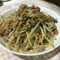 あーりータイムズ's cooksnap of when they made 挽肉ともやしのピリ辛炒め.