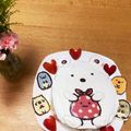 miki（╹◡╹）'s cooksnap of when they made すみっコぐらし　しろくまケーキ.