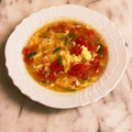 ナピト's cooksnap of when they made トマトと卵のスープ☆中華風.