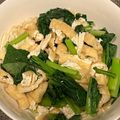 しーざあ's cooksnap of when they made レンジで簡単♥小松菜と油揚げの煮びたし.
