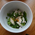 melmarilyn's cooksnap of when they made 三つ葉とささみの梅ごま和え.