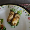 melmarilyn's cooksnap of when they made 簡単！おしゃれ！茄子の大葉,梅干し巻き.
