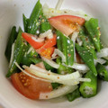 ロックンかおりん☆'s cooksnap of when they made 簡単！オクラとトマトの粒マスタード和え.