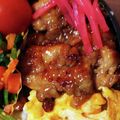 幸せごはん⊙﹏⊙'s cooksnap of when they made とろん♪と甘辛豚肉丼のお弁当.