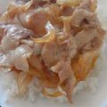 まーく71's cooksnap of when they made 簡単豚丼！お子様オススメ、、！.