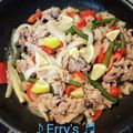 Erry_k's cooksnap of when they made 豚こま肉とアスパラのねぎ塩レモン炒め.