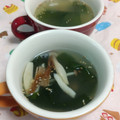 赤い電話's cooksnap of when they made きのことわかめの中華スープ.