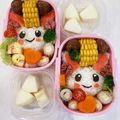 ＊choco＊'s cooksnap of when they made キャラ弁☆ウサギちゃん弁当♪.