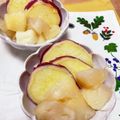 平井道子's cooksnap of when they made さつま芋とリンゴの煮物：レオン亭.