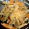 yubako3's cooksnap of when they made 炒め煮で作る、ゴボウと人参のきんぴら＊.