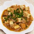 クックJZMPJF☆'s cooksnap of when they made 厚揚げで超早＊和風マーボー（麻婆豆腐）.