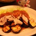 土日のコック's cooksnap of when they made 焼きなすと豚しゃぶの香味ソースがけ.