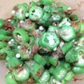 ゆすひと's cooksnap of when they made *オクラの梅干し和え*.
