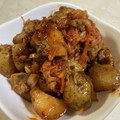 papikun's cooksnap of when they made ☆新じゃがと豚キムチのオイマヨ炒め☆.