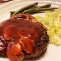 ひで俊's cooksnap of when they made 定番のハンバーグ【簡単手作りソース公開】.