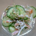 ねこはがき's cooksnap of when they made ♡簡単！キュウリとカニカマの酢の物♡.
