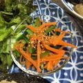 chi−ちゃん's cooksnap of when they made お弁当にも☆小松菜と人参のおひたし.