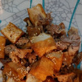 大森ヨーグルト's cooksnap of when they made 豚コマと厚揚げ、しめじの炒め物.