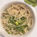 くうฅ's cooksnap of when they made 簡単☆わさび醤油パスタ.