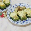 みかかめ's cooksnap of when they made ピーマンのツナポテト詰めチーズ焼き.