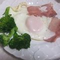 きらり流れ星's cooksnap of when they made きれい簡単★ベーコン目玉焼き.