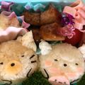 クックS5MY3O☆'s cooksnap of when they made すみっこぐらし❀しろくま&ねこ❀キャラ弁.