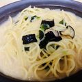 ○はむ○'s cooksnap of when they made 簡単手抜き飯☆即席味噌汁の濃厚マヨパスタ.
