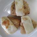 ミロ9607's cooksnap of when they made 炊き込みご飯のチーズ焼きおにぎり.