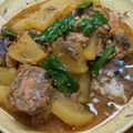プルンバゴ's cooksnap of when they made 鯖の味噌煮缶で鯖と大根の煮物.