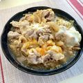 FGO☆'s cooksnap of when they made 簡単！節約！豚肉で作る他人丼.