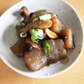 水玉ぱじゃま's cooksnap of when they made こんにゃくときのこのガーリックバター醤油.
