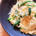 松崎しげる's cooksnap of when they made ツナのにら玉そうめんチャンプル.