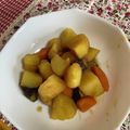 クック49L4Ho☆'s cooksnap of when they made 茄子とじゃがいもの煮物.