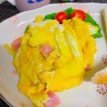 へい♡ゆー♡'s cooksnap of when they made ふわとろ♡ベーコン玉子の醤油マヨソテー.