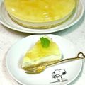 ChunChun☆≡'s cooksnap of when they made レアチーズヨーグルトケーキ♡マーマレード.