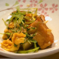 ほのぼのいっこ's cooksnap of when they made ラー油で簡単！厚揚げと豆苗のピリ辛炒め.