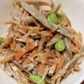 ムッチムチ's cooksnap of when they made リメイク＊きんぴらごぼうとツナのサラダ＊.