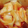 ゆすひと's cooksnap of when they made 大根の皮キムチ☆カクテキ風.
