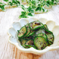 Satoco❋'s cooksnap of when they made きゅうりにゆかりを混ぜただけの箸休め〜♪.