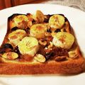 ダッフィーニーうに's cooksnap of when they made バナナハニートースト.