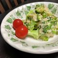 ♪Key♪'s cooksnap of when they made 菜花の明太とろろ和え.