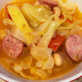 yuktab's cooksnap of when they made キャベツとソーセージのトマト煮こみ.