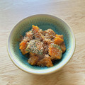 ayatoriko's cooksnap of when they made かぼちゃの胡麻味噌和え【レンジで簡単】.