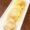 麻's cooksnap of when they made 離乳食かぼちゃフレークで豆腐ホットケーキ.