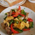 ばく★ちく's cooksnap of when they made ゴーヤのみそたまご炒め.